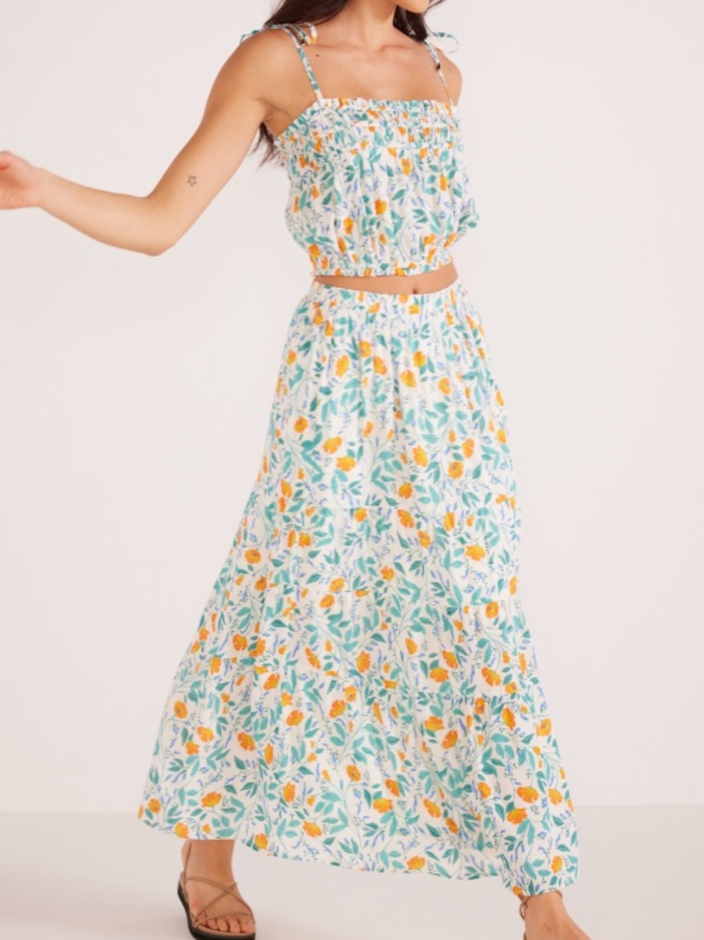 MINKPINK Bonnie Cami Top & Skirt Set XS